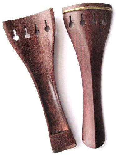 Violin tailpiece-Mirhill-Tetul-gold saddle hollow