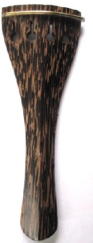 Viola tailpiece-Mirhill-"Tigerwood"-gold saddle