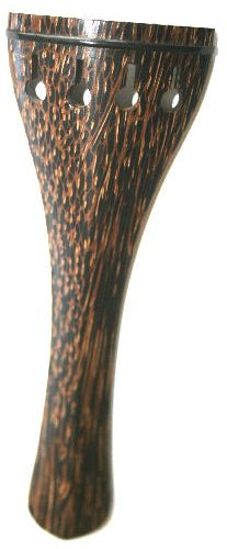Viola tailpiece-Mirhill-"Tigerwood"-Ebony saddle