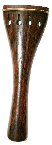 Violin tailpiece-Mirecourt-Rosewood-gold saddle