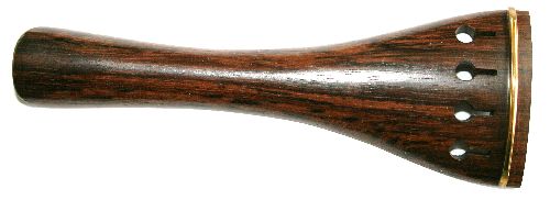 Violin tailpiece-Mirecourt-Rosewood-gold saddle
