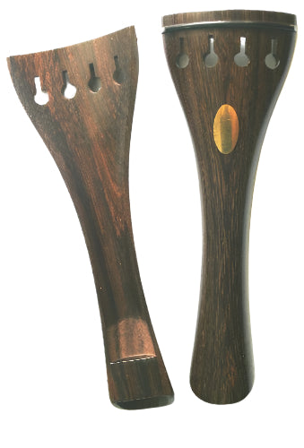 Viola tailpiece-Mirecourt-Tetul--olive-hollow