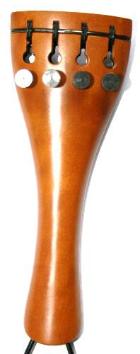 Violin tailpiece-Round-Boxwood-Pusch