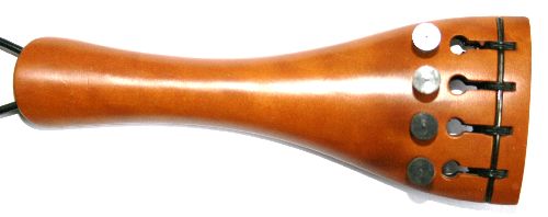 Violin tailpiece-Round-Boxwood-Pusch