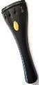 viola tailpiece-round-ebony-olive-hollow