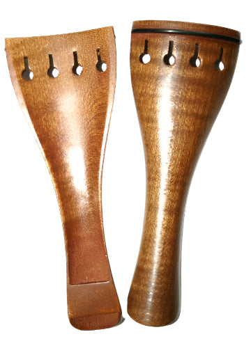 Violin tailpiece-Round-Maple-hollow