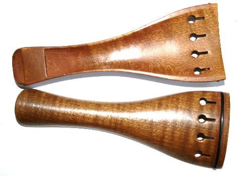 Violin tailpiece-Round-Maple-hollow