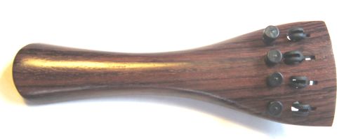 Violin tailpiece-Round-Rosewood-4 carbon fiber tuners