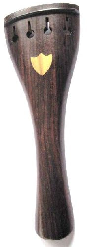 Violin Tailpiece-Round-Rosewood-Brass Herald