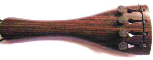 Violin tailpiece-Round-rosewood-"Pusch"