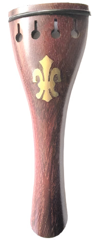 Viola tailpiece-round-tetul-fleur de lys