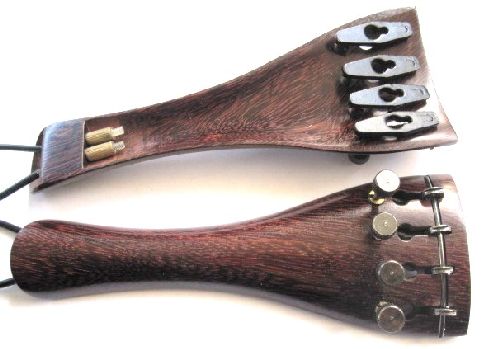 Violin tailpiece-Round-Tetul-"Pusch"-hollow