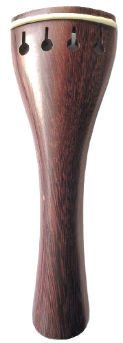 Violin tailpiece-Round-Tetul-white saddle