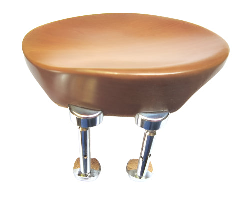 Viola chinrest-Flat Baron-Boxwood-Hill chrome