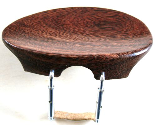 Viola chinrest- Flat Flesch-Tetul-standard chrome