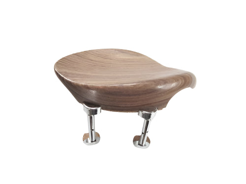 Viola chinrest- Hollywood-Teak-Hill chrome