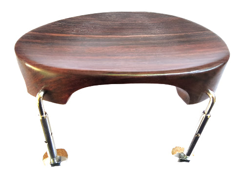 Viola chinrest- New Flesch-Rosewood-Semi Hill chrome