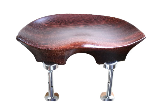 Viola Chinrest- Round Flesch-Tetul-Hill Chrome