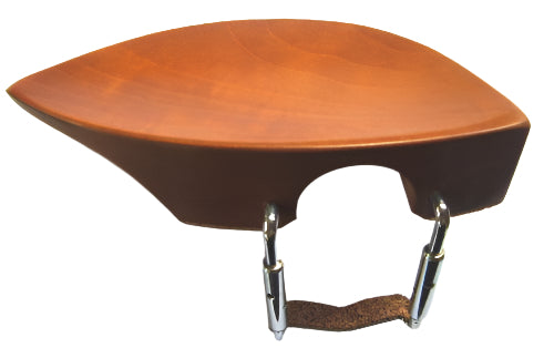 Viola chinrest- Zitmann-Boxwood-Standard chrome