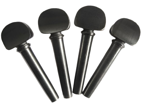 Viola pegs-Oval-Ebony