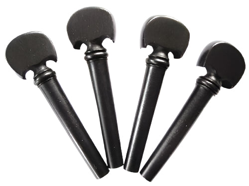 Viola pegs-English-Ebony