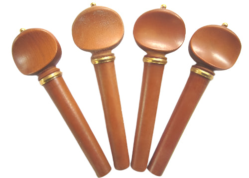 Viola pegs-Swiss-Boxwood-Gold trimme