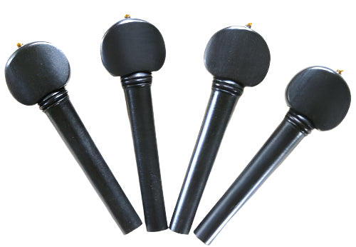 Viola pegs-Winterling-Ebony-gold pin