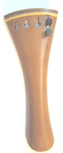Violin tailpiece-French-boxwood-"Schmidt tailpiece"-white saddle-1 tuner