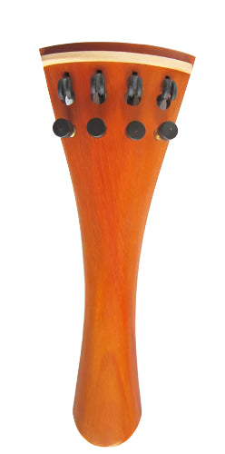 Viola tailpiece-French-"Schmidt"-Pernambuco-white saddle-4 tuners-135mm