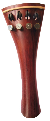 Viola tailpiece-French-"Schmidt-Tetul-4 tuners-white saddle-120mm