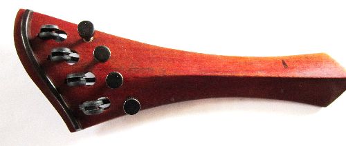 Violin tailpiece-"Schmidt Harp-style"-Pernambuco-4 tuners
