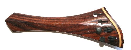 Viola tailpiece-"Schmidt Harp style"-rosewood-white saddle-2 tuners
