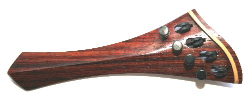 Viola tailpiece-"Schmidt Harp style"-Rosewood-white saddle-4 tuners-holowe