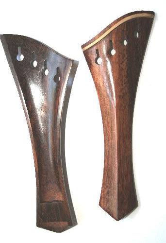 Violin tailpiece-"Schmidt Harp-style"-Tetul-white saddle-hollow