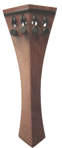 Viola tailpiece-Hill-"Schmidt" model-Mahogany-4 tuners