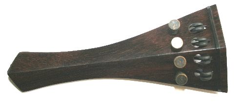 Viola tailpiece-Hill-"Schmidt" model-Rosewood-4 tuners-125mm