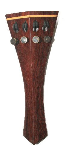 Viola tailpiece-Hill-"Schmidt" model-Tetul-white saddle-4 tuners-120mm
