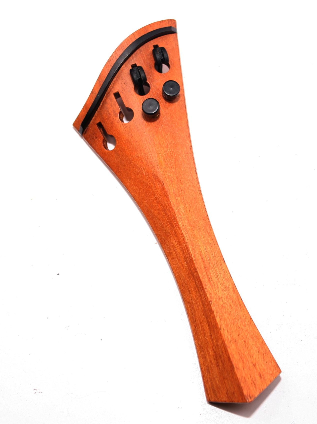Viola tailpiece-"Schmidt Harp style"-Pernambuco-2 tuners-unstained wood