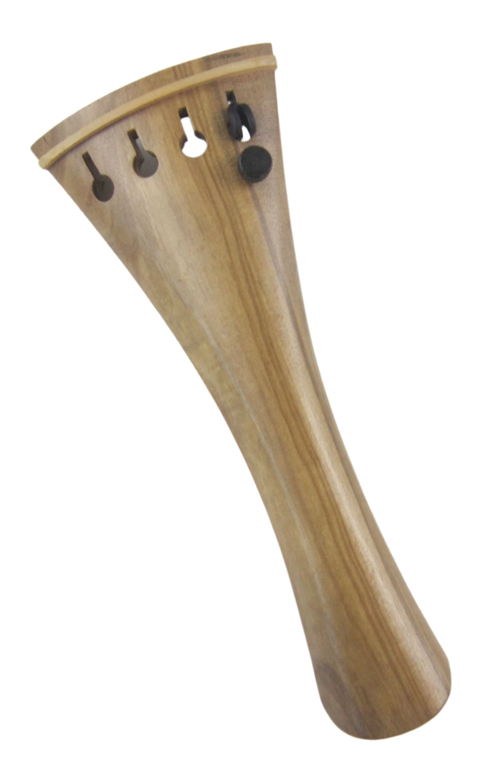 Viola Tailpiece-French-Olive-White Saddle-1 tuner-125mm
