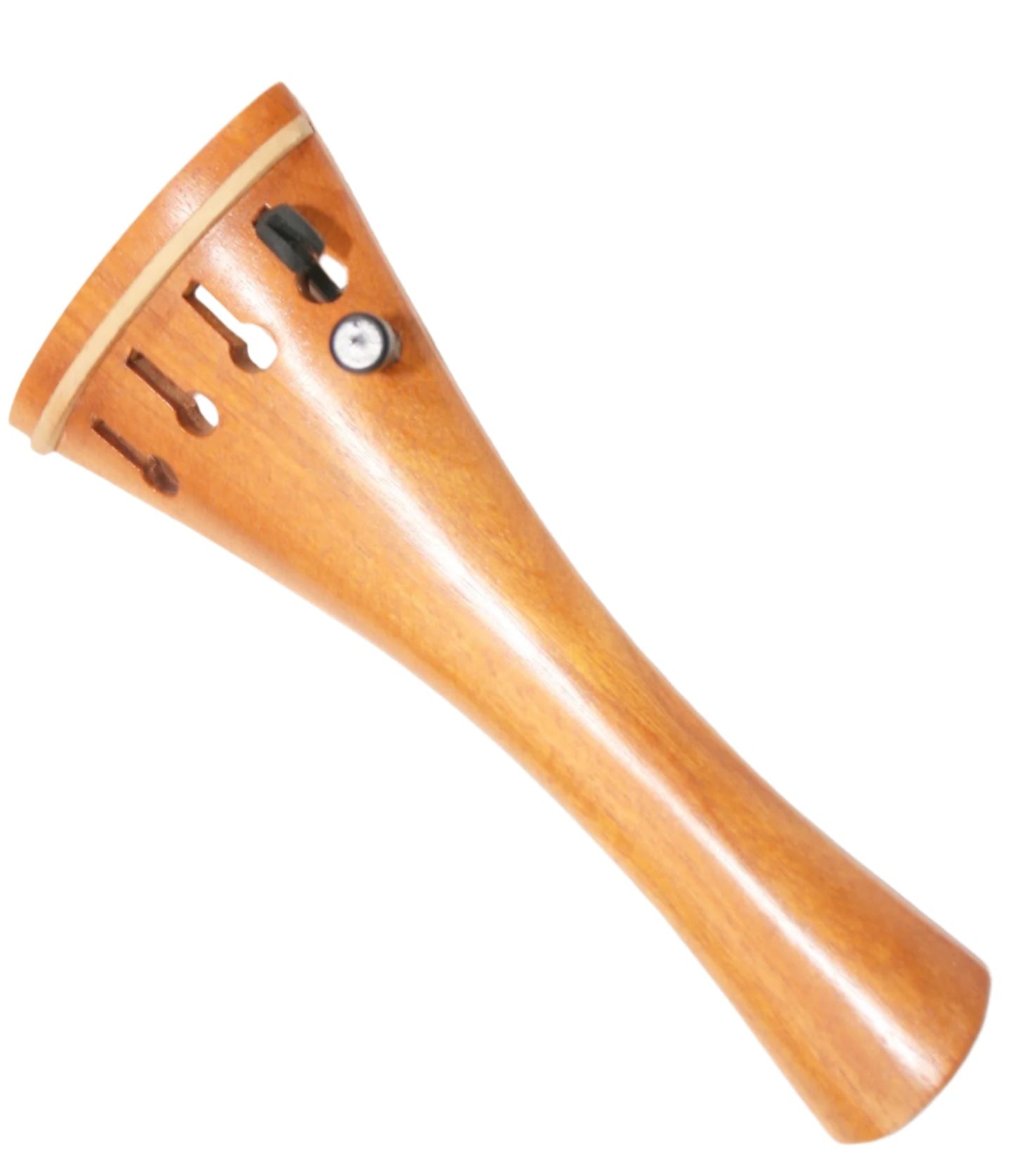 Violin Tailpiece-French-Pernambuco-White saddle-1  tuner-110mm.