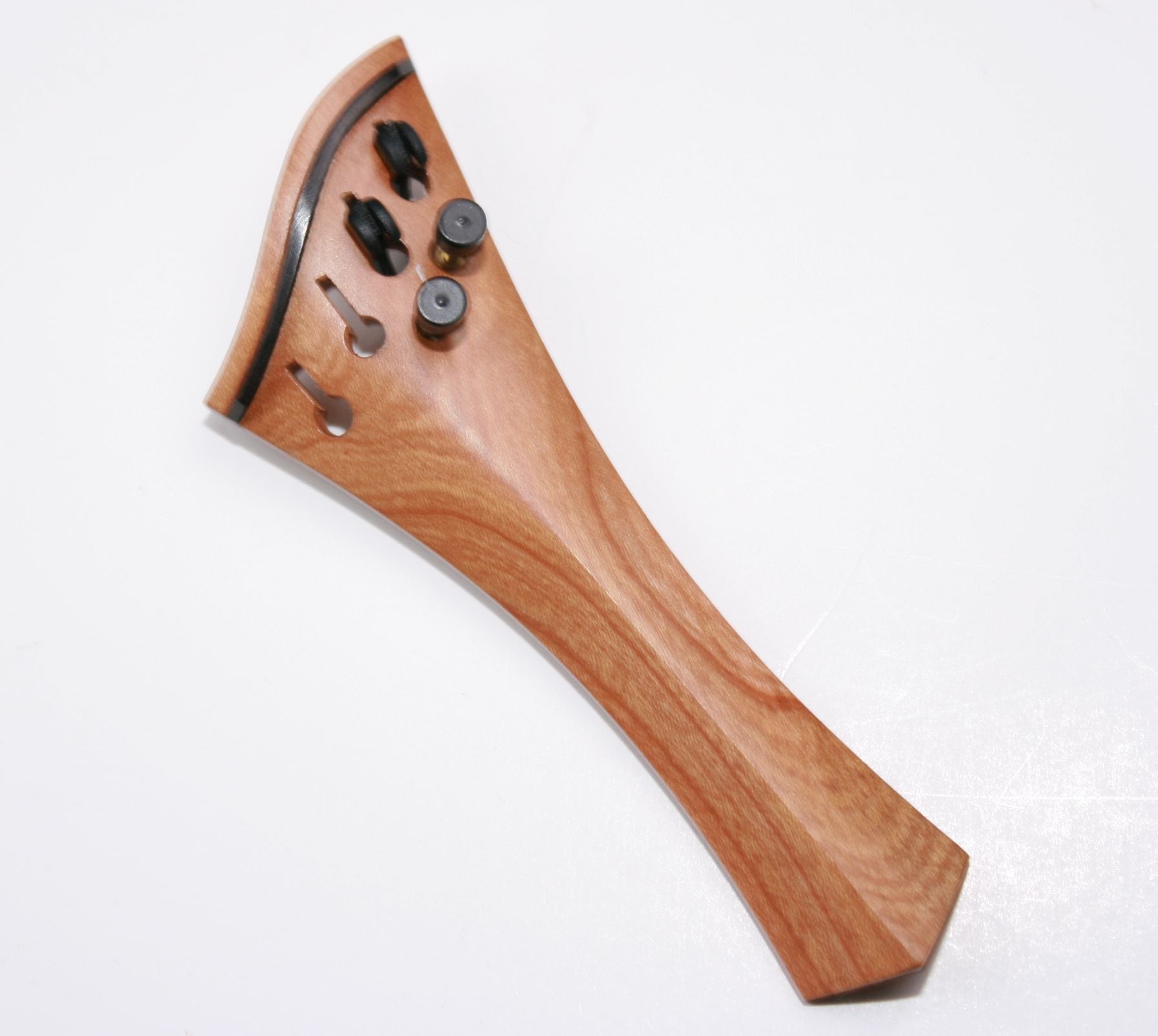 Violin tailpiece-"Schmidt Harp style"-Cherry-2 carbon tuners