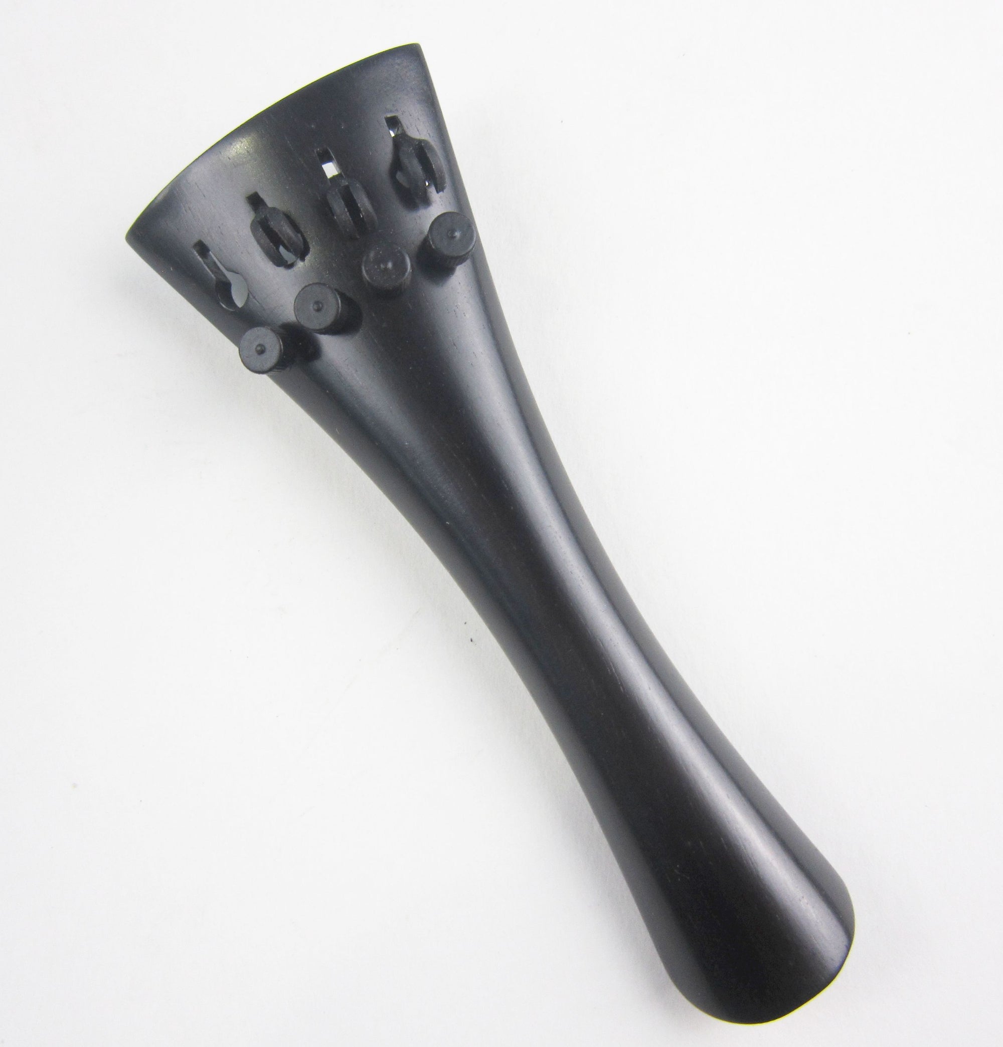 Violin tailpiece-French-Ebony-"Schmidt tailpiece"-4 tuners-no saddle-114mm