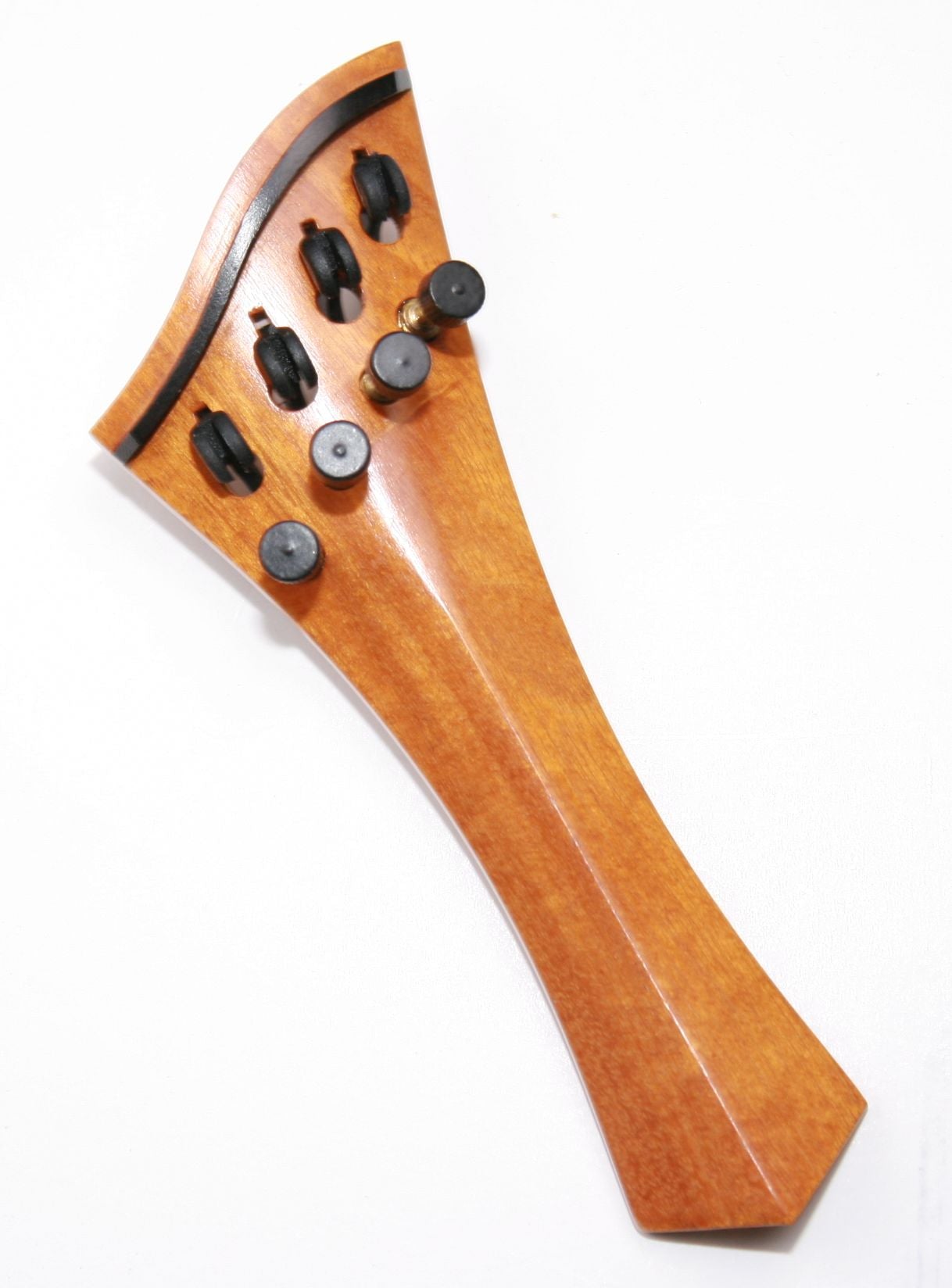 Violin tailpiece-"Schmidt Harp style"-Cherry-4 carbon tuners