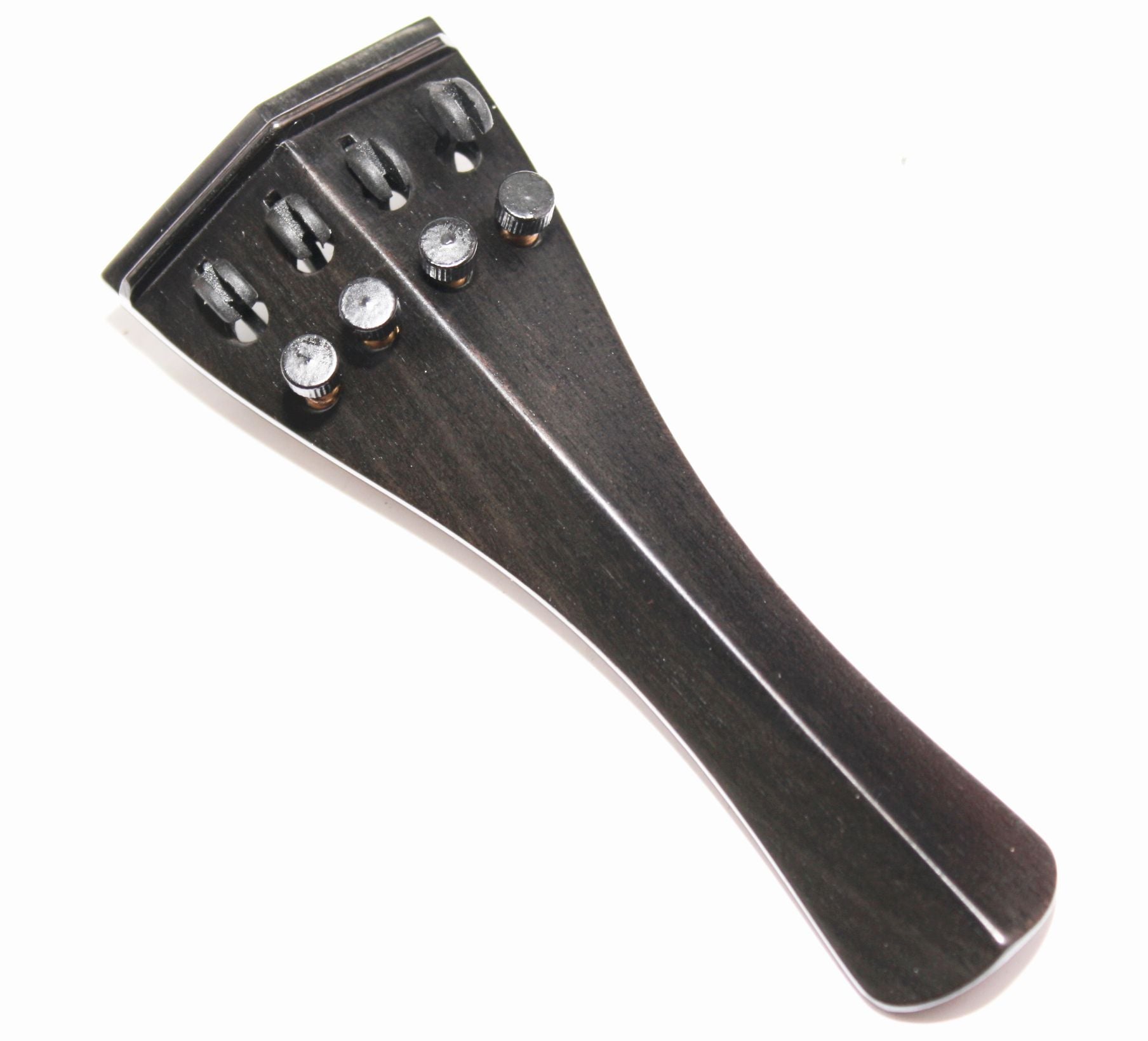 Violin tailpiece-Hill-"Schmidt"- Ebony-4 carbon fiber tuners-114mm