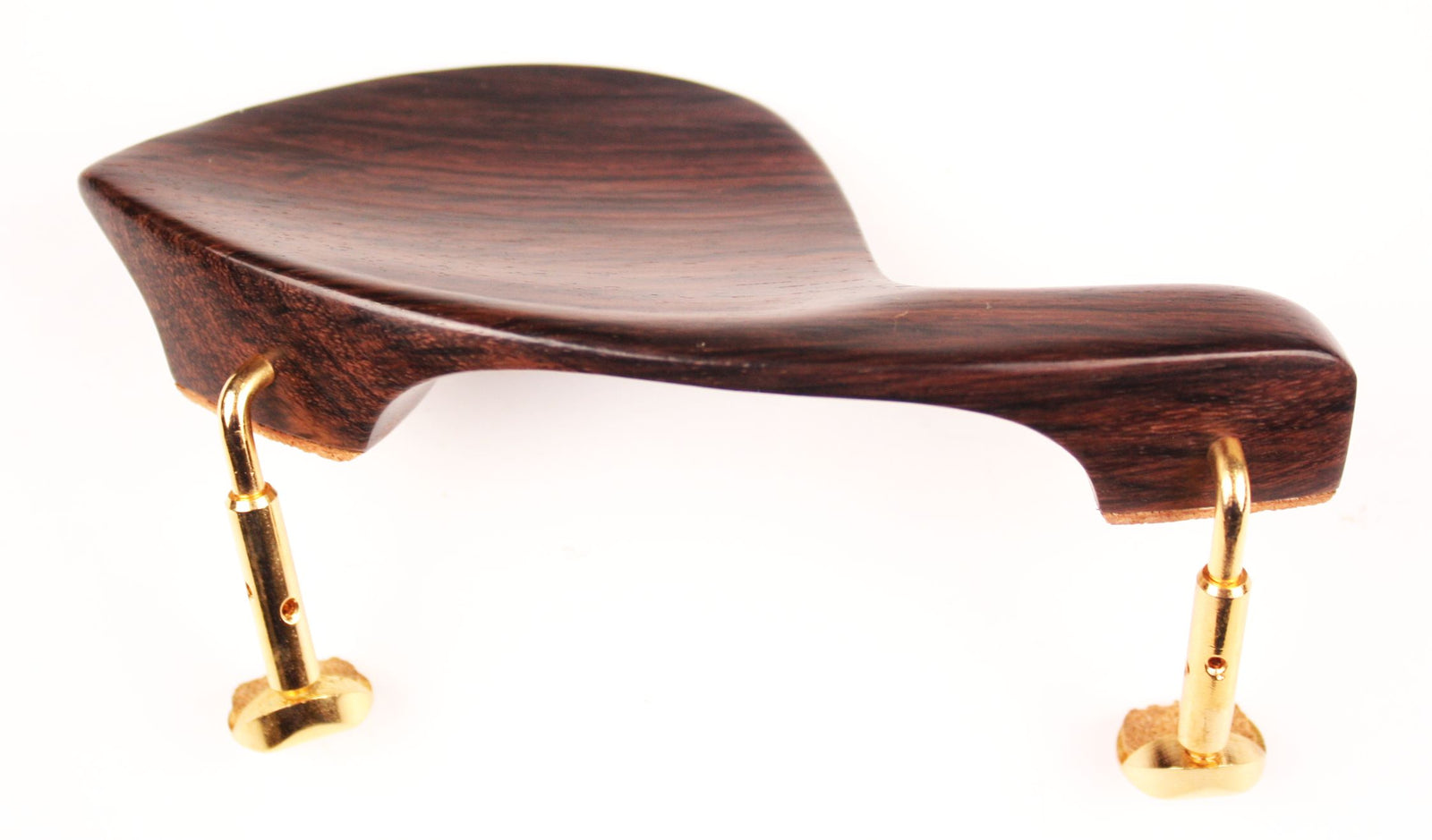 Violin Chinrest-Zino-Rosewood-Semi Hill Gold